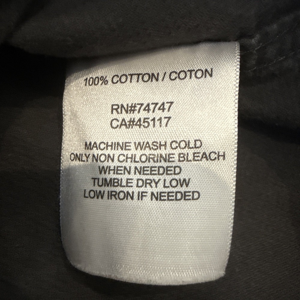 VTG Men's Red Head Corduroy WORKHORSE Button Up Shirt Gray Size XLT Outdoors *Se - Picture 8 of 9